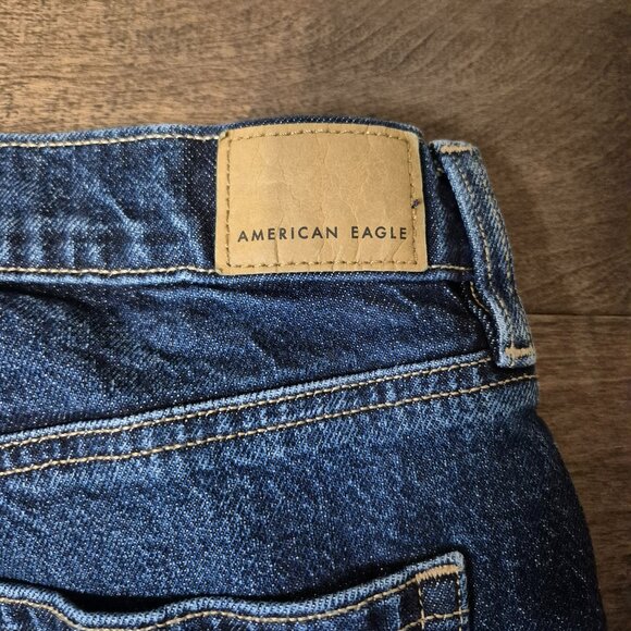 American Eagle Super High-rise Ankle Straight Leg Jeans Size 12 - Picture 11 of 15